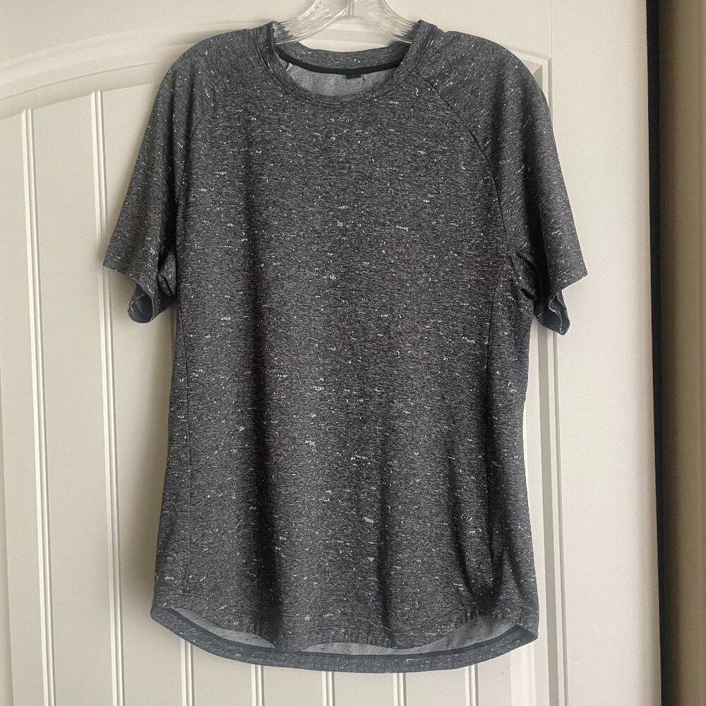 Lululemon Men's Vent Tech Short Sleeve Shirt - Heathered Black / White Speckle -